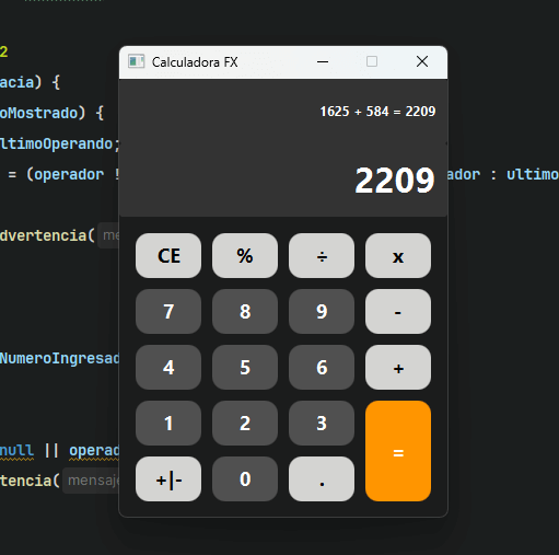 Calculadora JavaFX